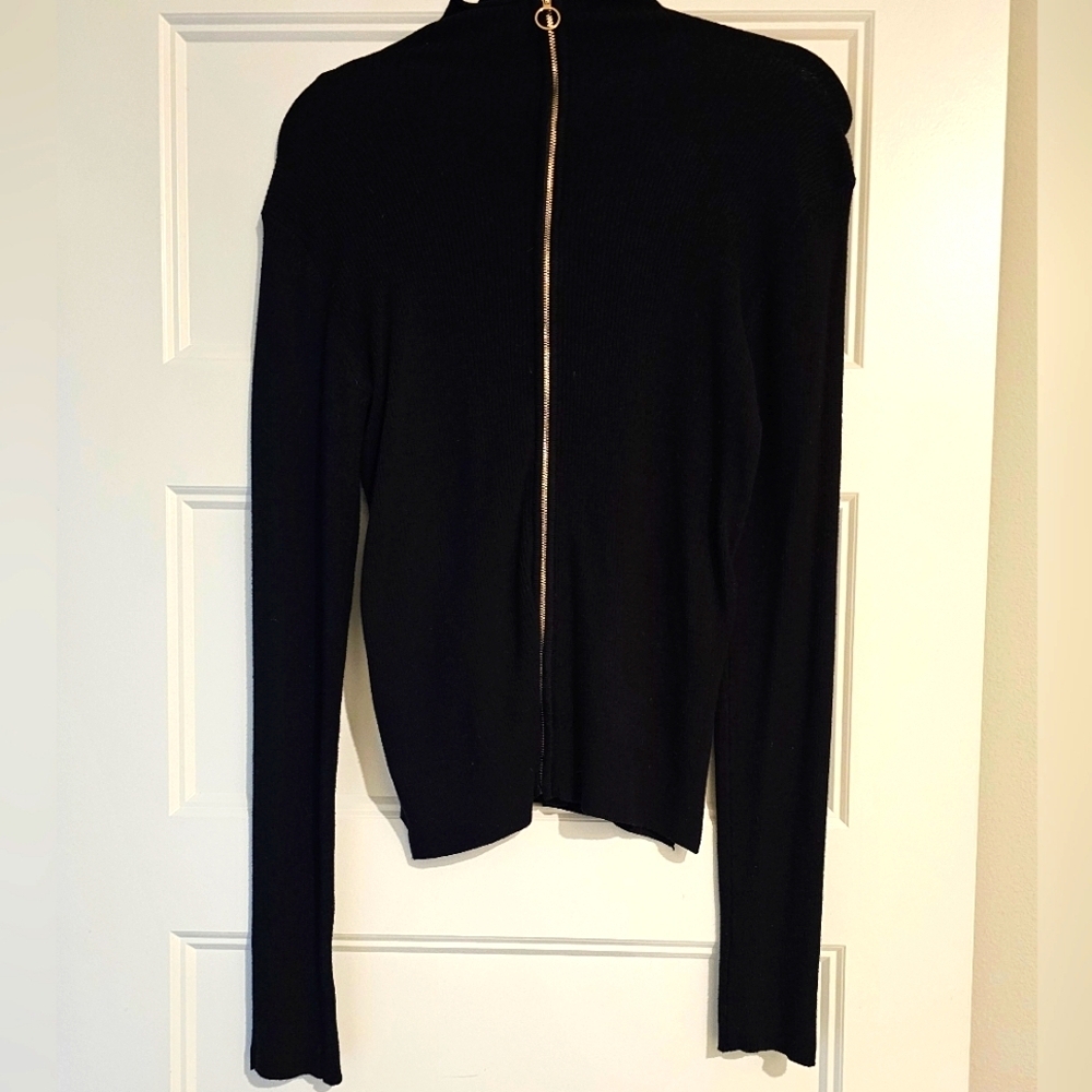 Zara Black Fitted Cardigan with sz medium - Picture 4 of 7